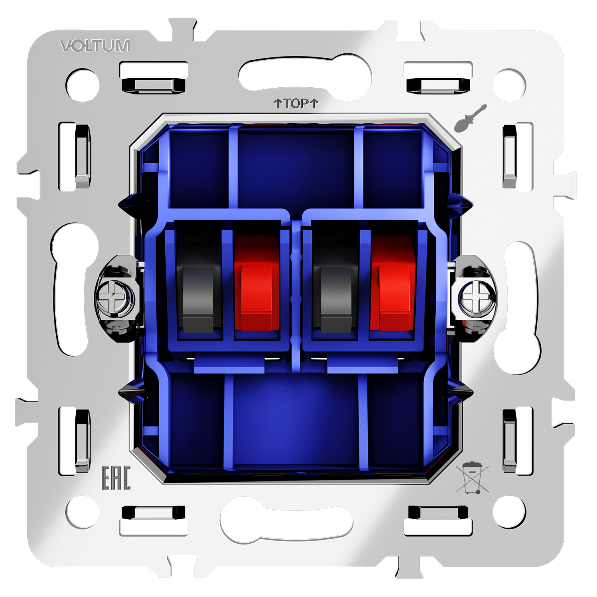 Механизм розетки акустической 4-местной Voltum S70 VLS0603M в Санкт-Петербурге