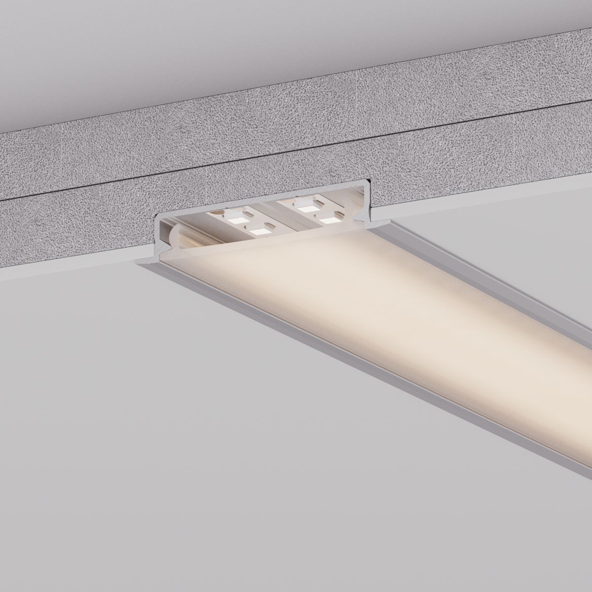 Профиль Arlight SL-LINIA40-F-H9-2000 ANOD (Алюминий) 063906 в Санкт-Петербурге