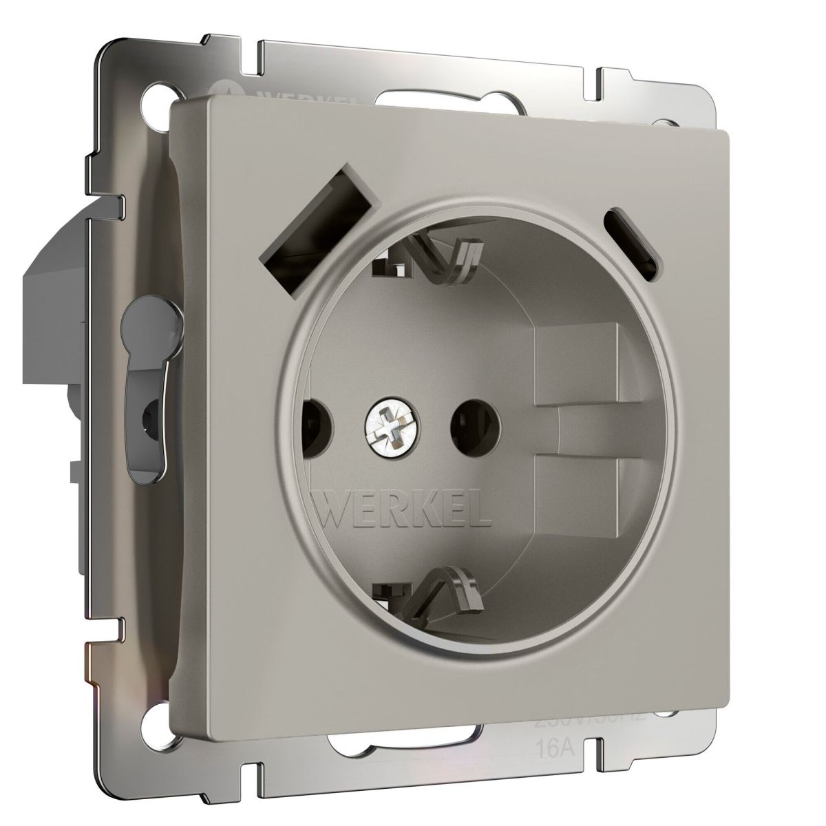 Розетка с/з шторками и USB тип A+C Werkel W1271704 4690389211997 a069465 в Санкт-Петербурге