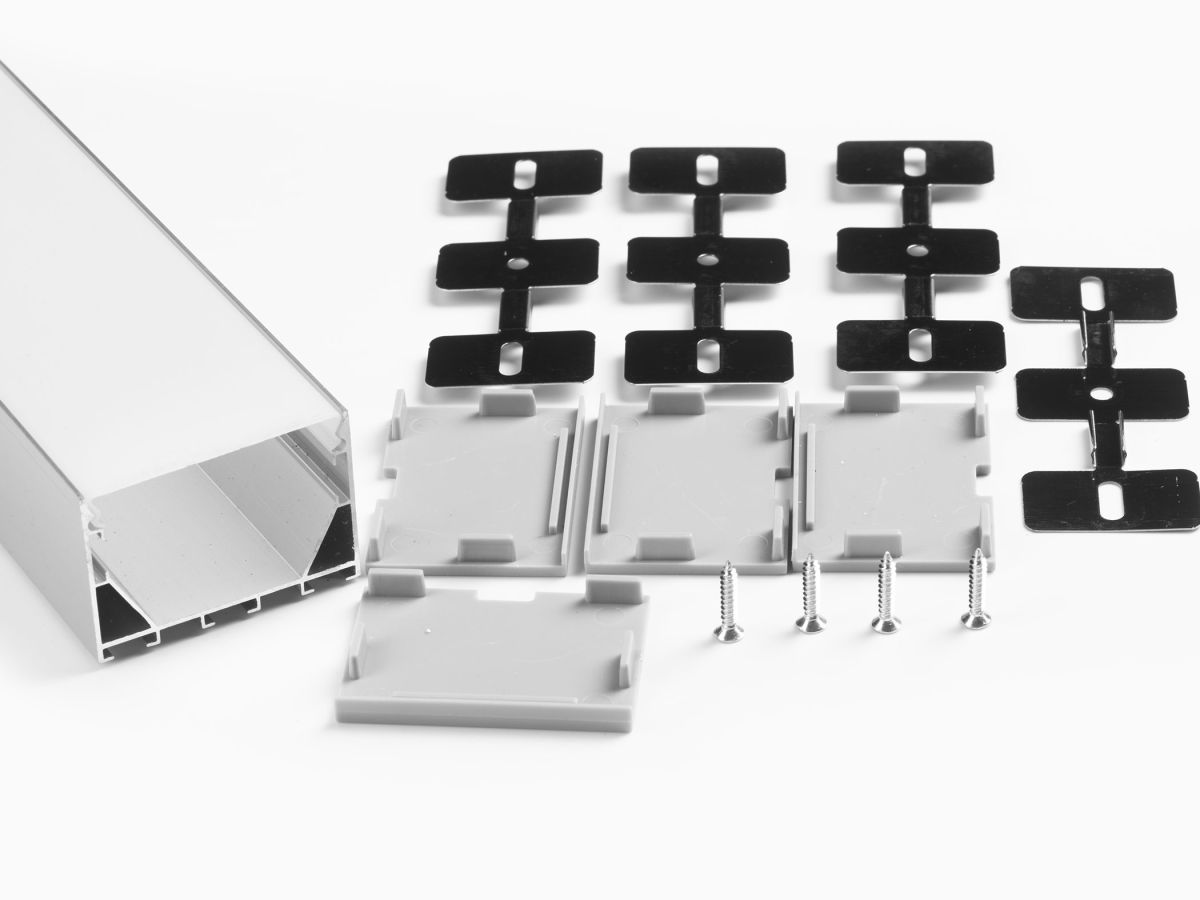 Профиль накладной LEDS POWER СПН5035 алюм. анод-й с матовым рассеивателем 2м 008516 в Санкт-Петербурге