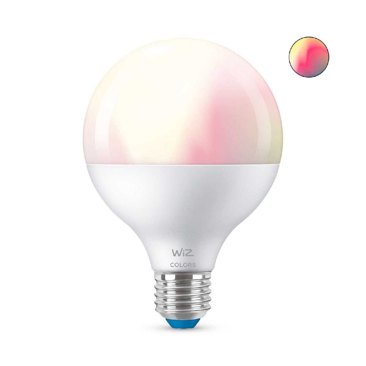 Умная светодиодная лампа Wiz Wi-Fi BLE75WG95E27922-65RGB1PF/6 E27 7W 2200/6500K 929002383902 в Санкт-Петербурге