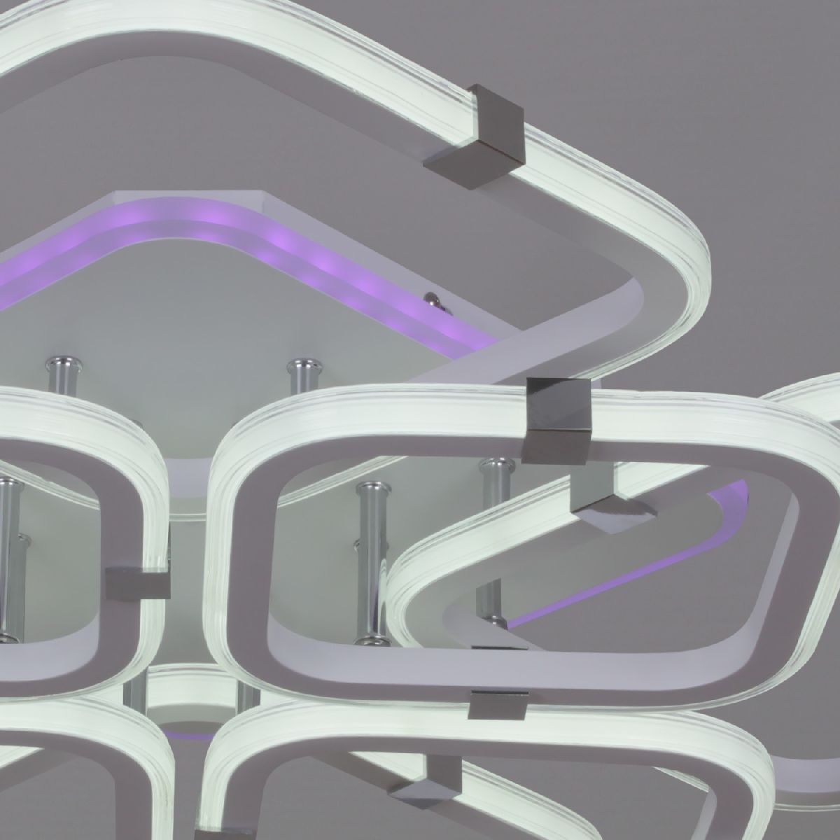Потолочная люстра Reluce 06321-3.3-4+4A WH+CR (RGB) в Санкт-Петербурге