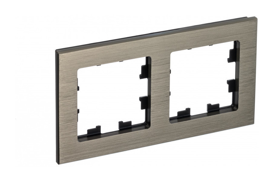 Рамка 2-ая Systeme Electric AtlasDesign Nature Металл латунь ATN312202 в Санкт-Петербурге