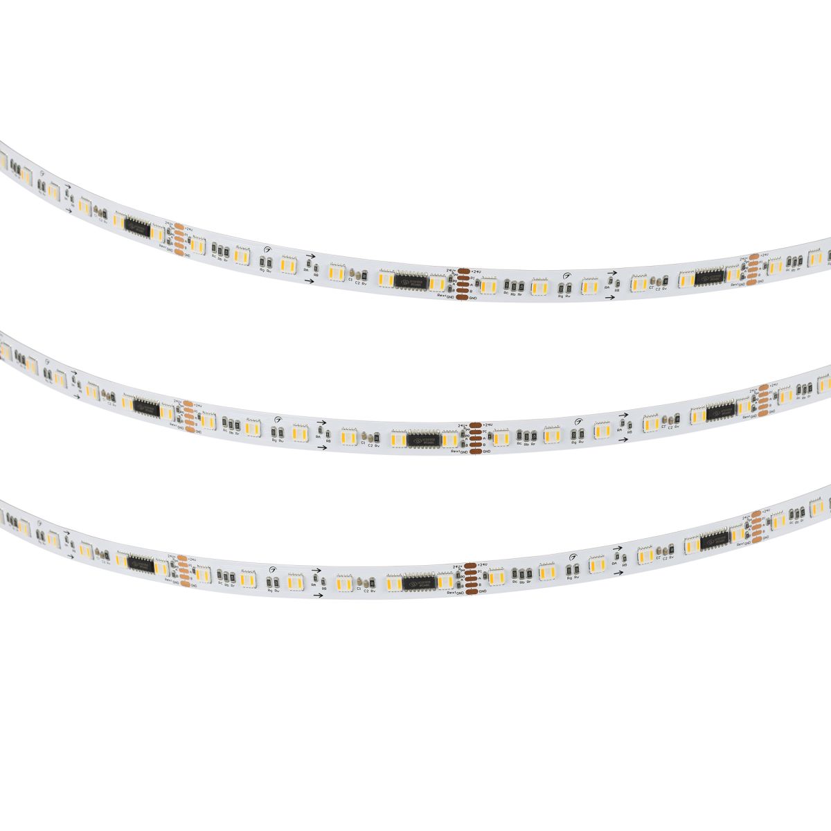 Светодиодная лента Arlight DMX-B60-12mm 24V RGBW-MIX-PX6 (15 W/m, IP20, 5m) 065140 в Санкт-Петербурге
