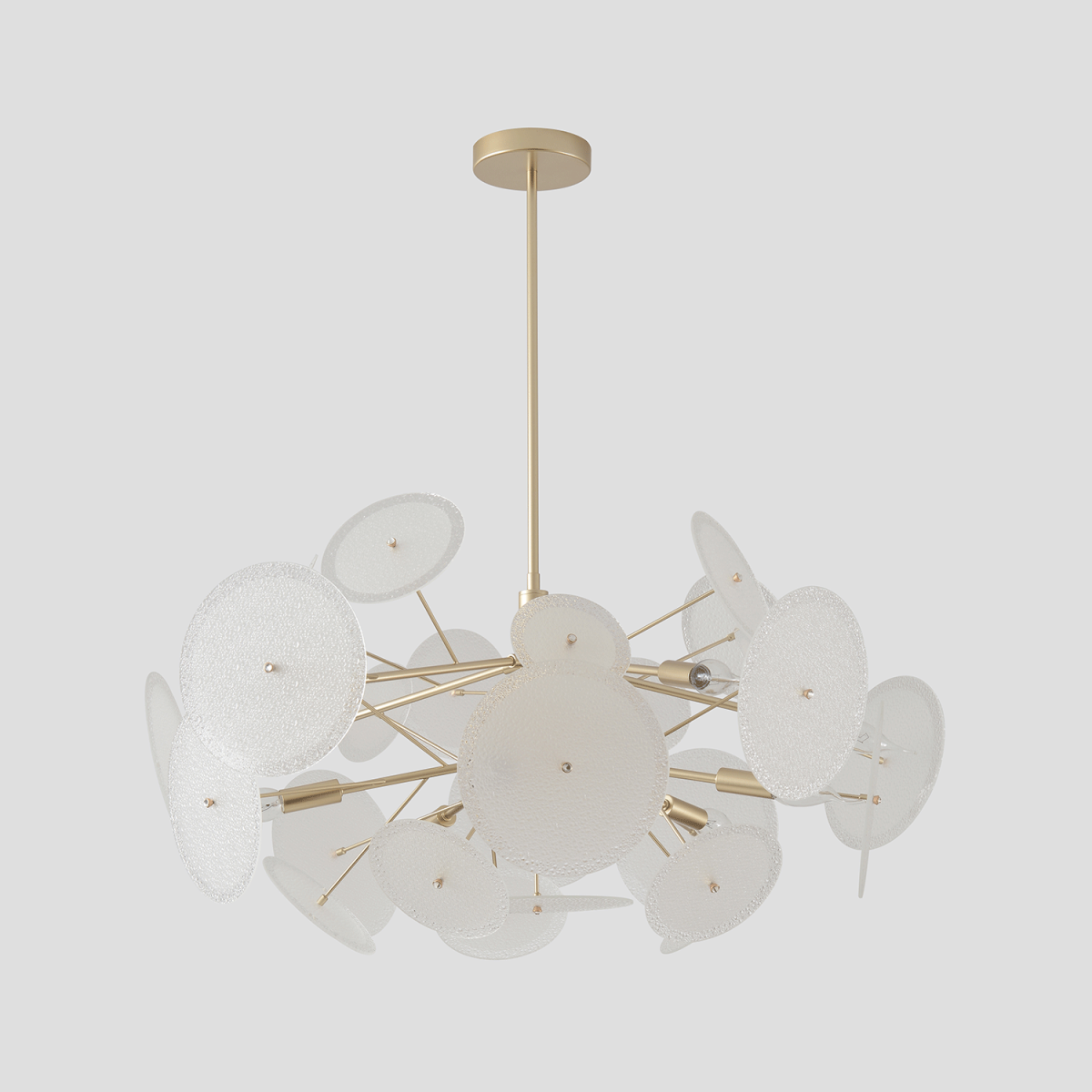 Люстра на штанге Crystal Lux DANDELION SP10 GOLD в #REGION_NAME_DECLINE_PP#