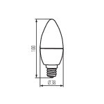 Лампа светодиодная Kanlux Dun E14 4,4W 3000К 19313 в #REGION_NAME_DECLINE_PP#
