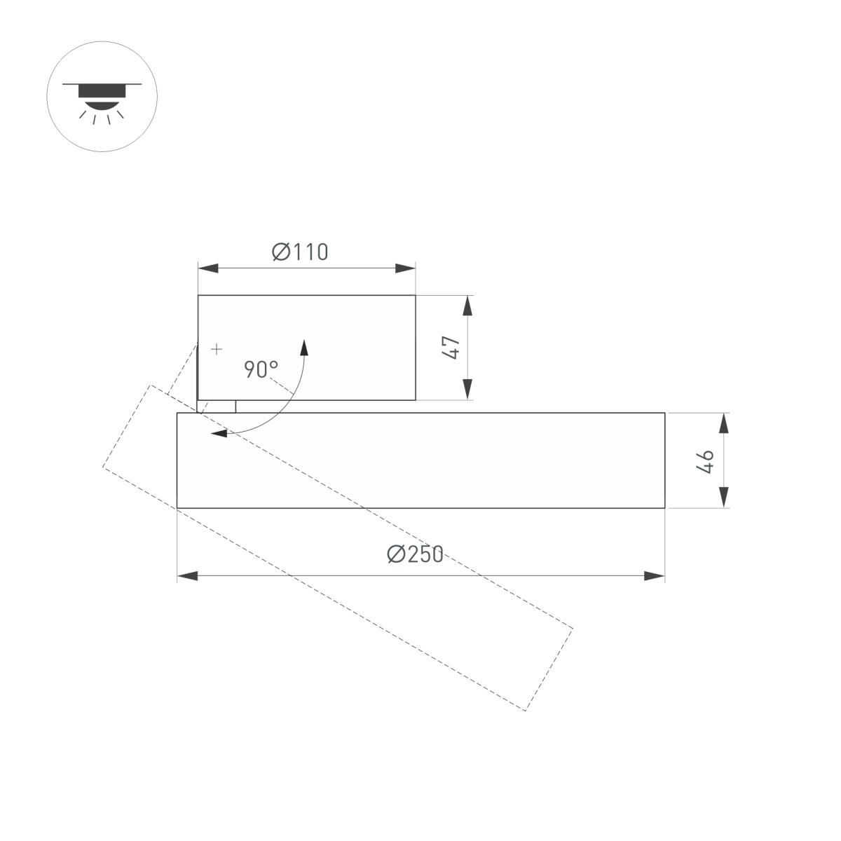 Накладной светильник Arlight 028169 в Санкт-Петербурге
