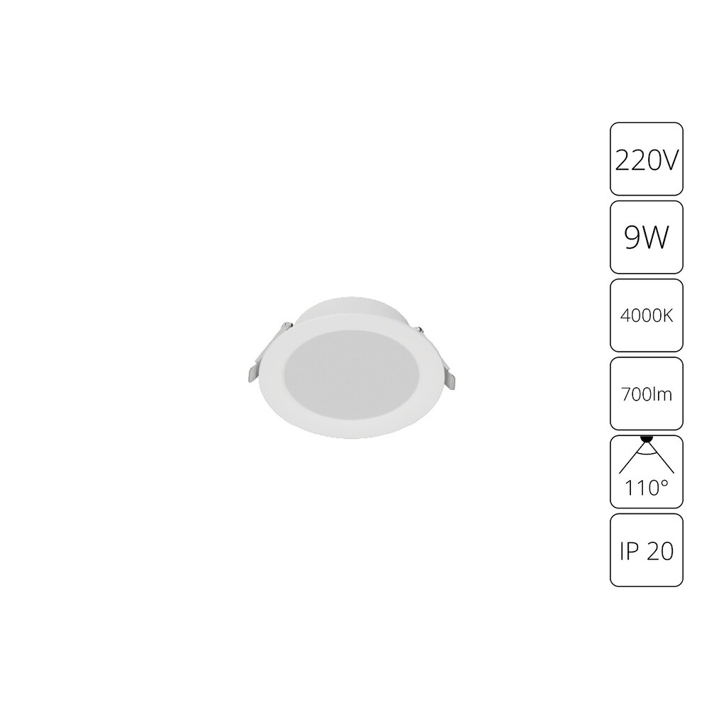 Встраиваемый светильник Arte Lamp Quick A8409PL-1WH в Санкт-Петербурге