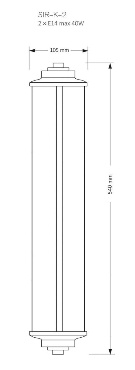 Настенный светильник Kutek Mood Siri SIR-K-2(CZ) 540 в #REGION_NAME_DECLINE_PP#