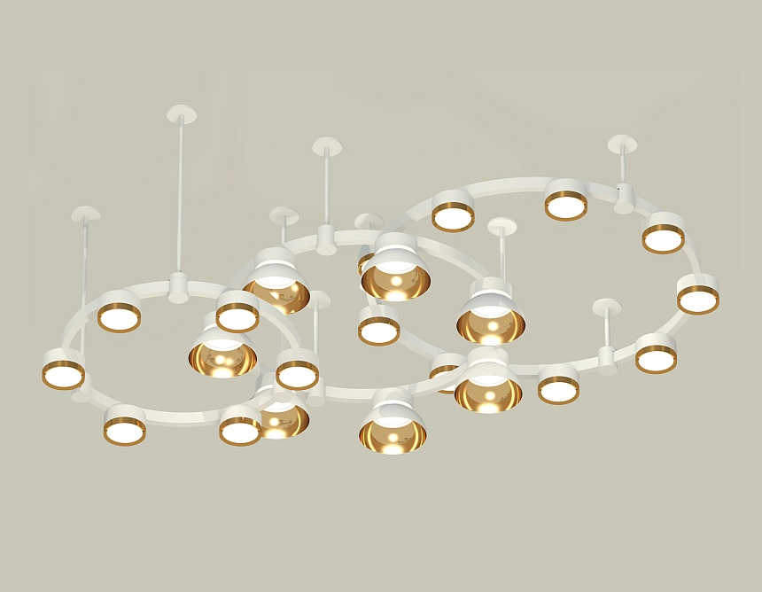 Комплект подвесного светильника Ambrella Light Techno Ring XR92212001 (A9221, A9226, C9241, C9232, C9236, C9231, N8144, N8124) в Санкт-Петербурге