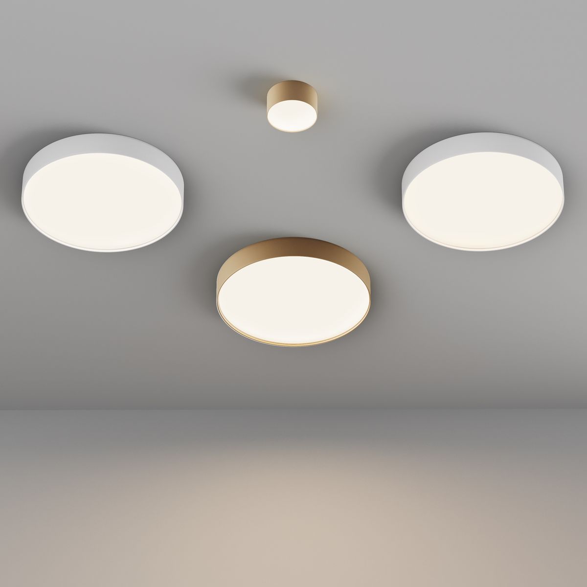 Потолочный светодиодный светильник Maytoni Technical Ceiling Zon C032CL-45W4K-RD-MG в Санкт-Петербурге