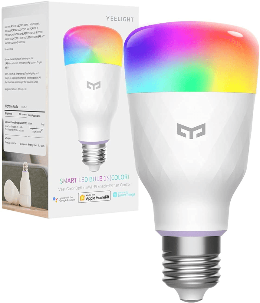 Умная светодиодная лампа Yeelight Smart LED Bulb 1S E27 8,5W 1700/6500K YLDP13YL в Санкт-Петербурге