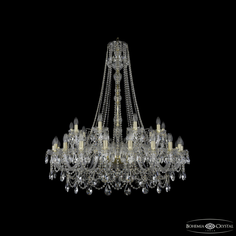 Подвесная люстра Bohemia Ivele Crystal 1411/20+10/400/h-130 G в Санкт-Петербурге