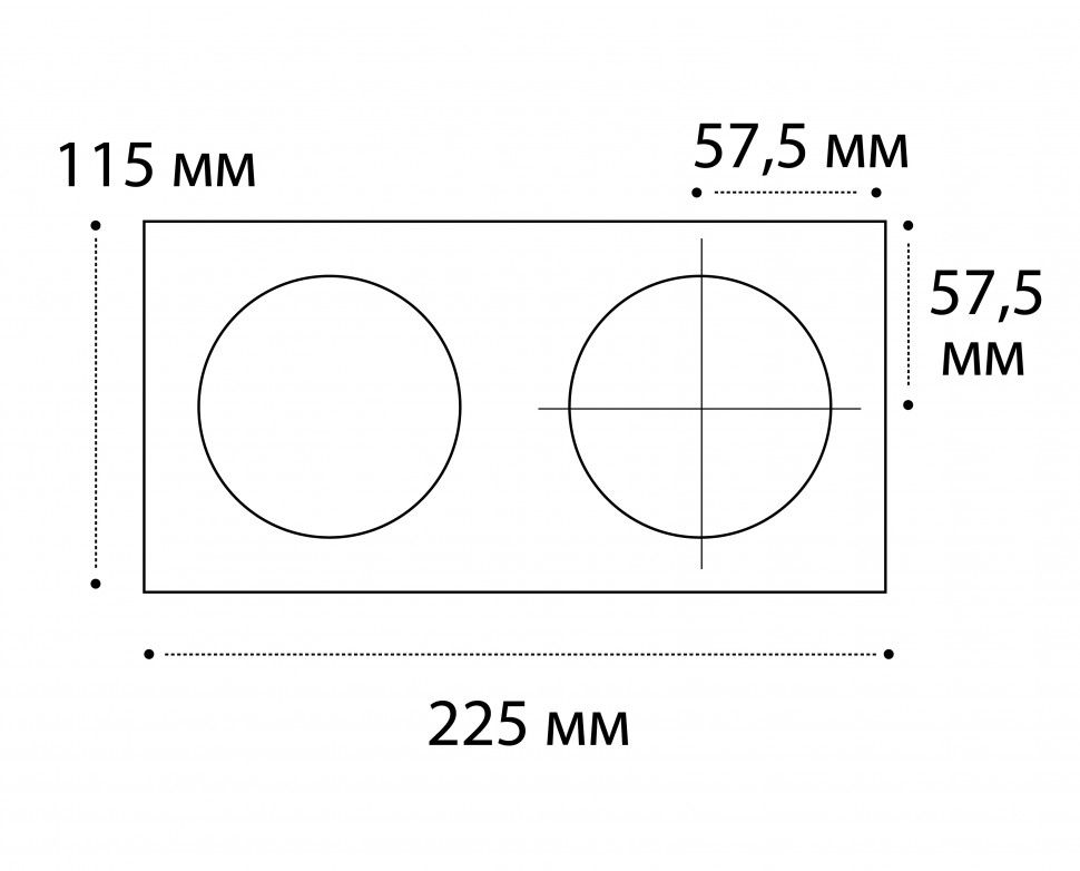 Рамка для светильника Italline IT02-QRS2 black в Санкт-Петербурге