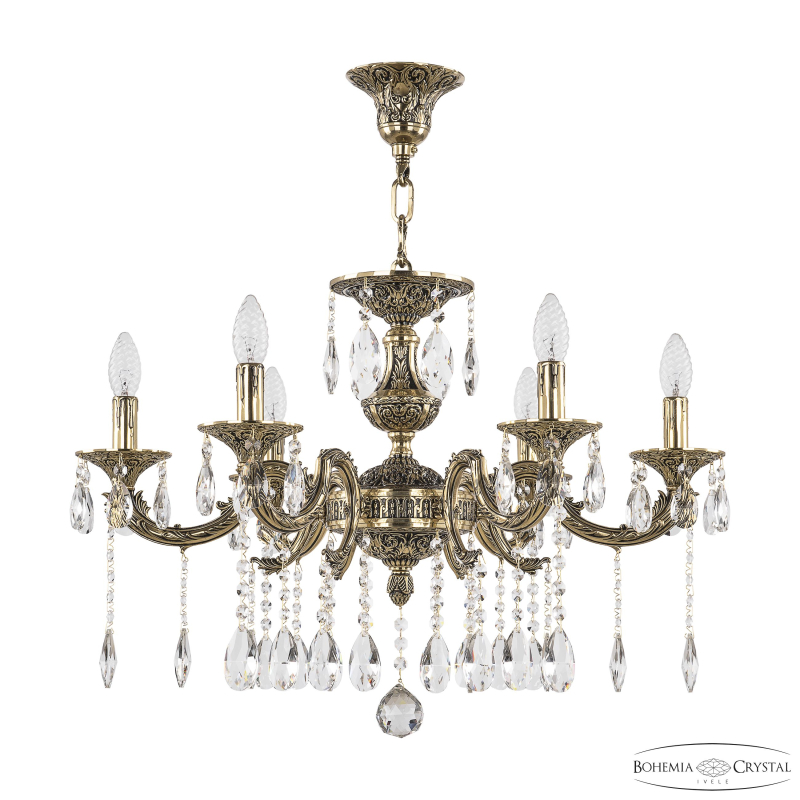 Подвесная люстра Bohemia Ivele Crystal Florence 71210/6/210 A GB в Санкт-Петербурге