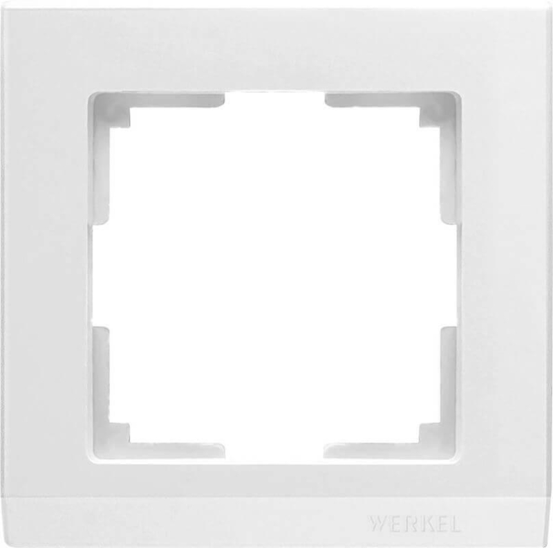 Рамка Werkel Stark на 1 пост белый WL04-Frame-01-white 4690389047107 в Санкт-Петербурге