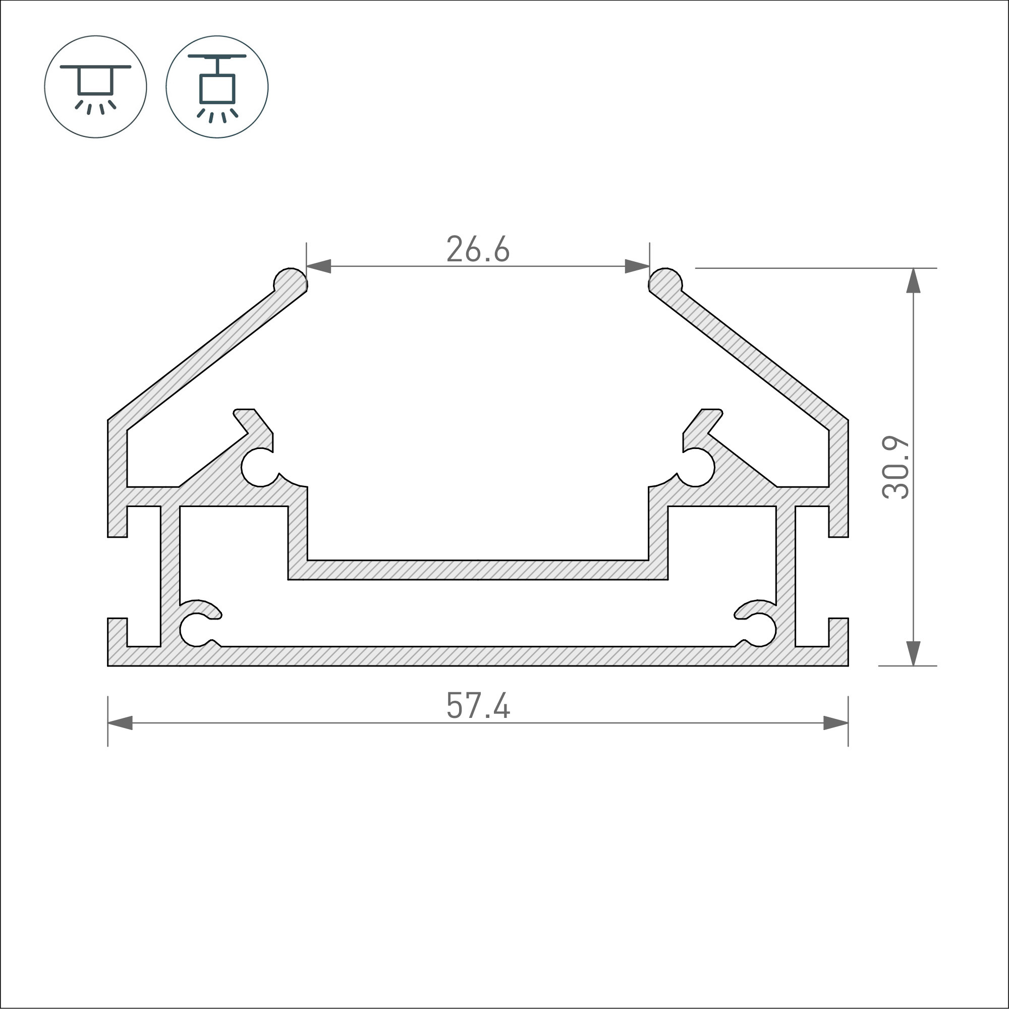 Профиль-держатель Arlight MAG-STRETCH-ORIENT-2620-2000 039173 в Санкт-Петербурге