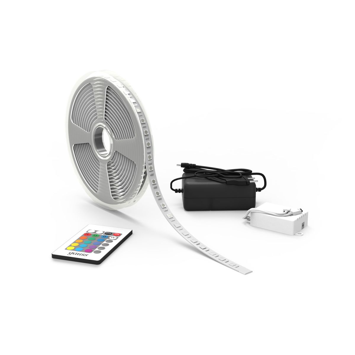 Светодиодная лента Gauss Basic 12В 5050 12Вт/м RGB 5м IP65 BT072 в Санкт-Петербурге