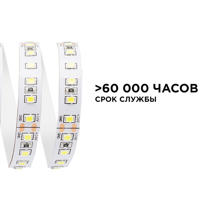 Светодиодная лента Apeyron Стандарт 24В 3528 10Вт/м 3000К 5м IP20 00-330 в Санкт-Петербурге