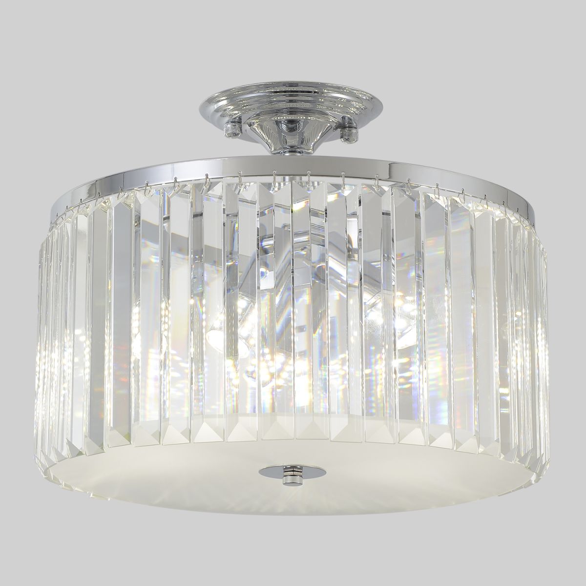 Потолочная люстра Crystal Lux HILTON PL4 CHROME в Санкт-Петербурге