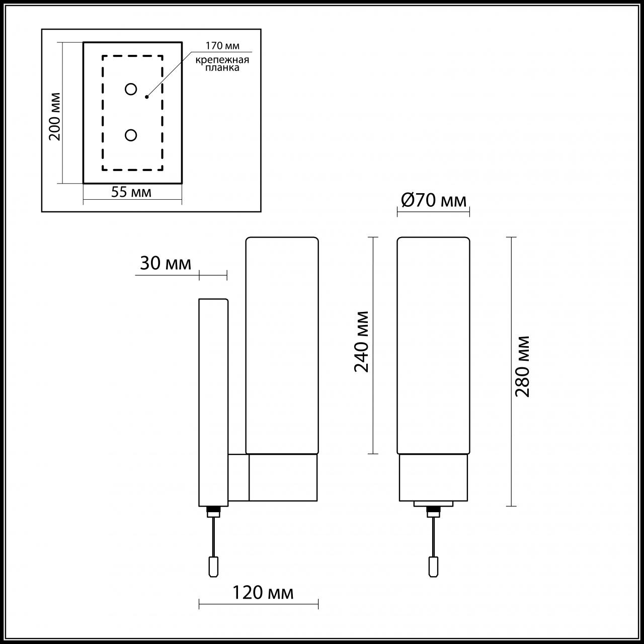 Подсветка для зеркал Odeon Light Tingi 2660/1W в #REGION_NAME_DECLINE_PP#