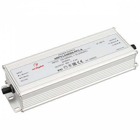 Блок питания Arlight ARPV-LG48200-PFC-A 48V 200W IP67 4,2A 030033 в #REGION_NAME_DECLINE_PP#