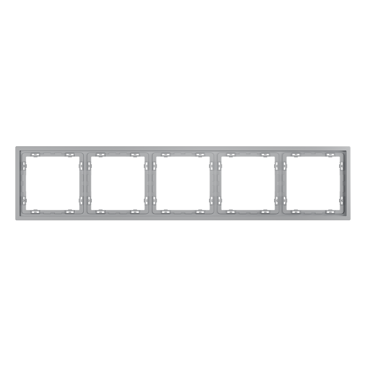 Рамка пластиковая Voltum S70 на 5 постов, (серый) VLS100516 в #REGION_NAME_DECLINE_PP#