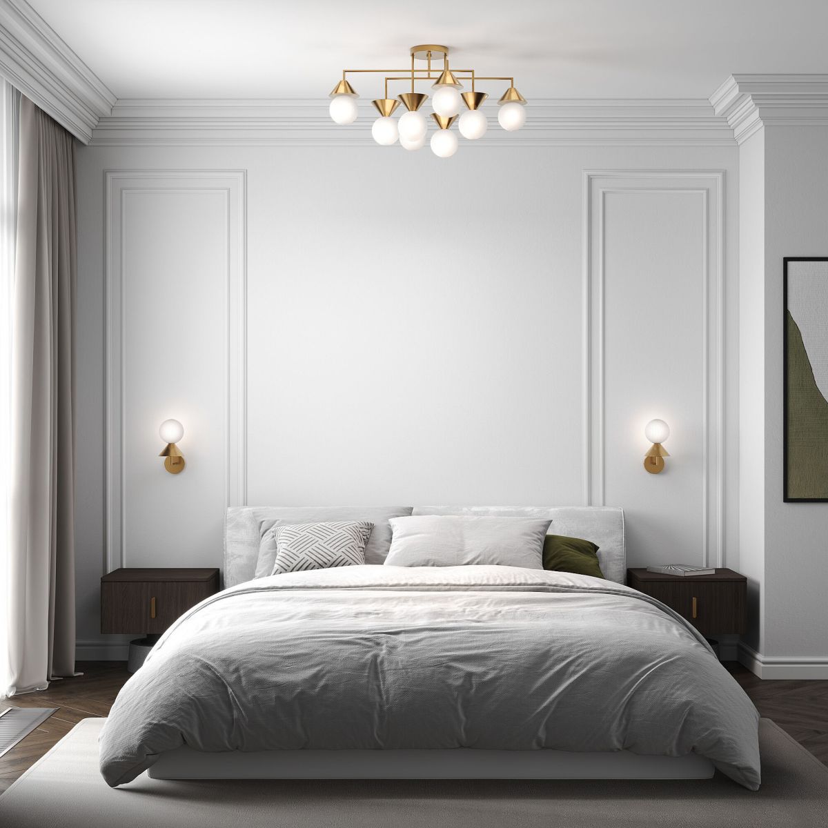 Потолочная люстра Eurosvet Melon 302002/8 латунь Smart a071464 в Санкт-Петербурге