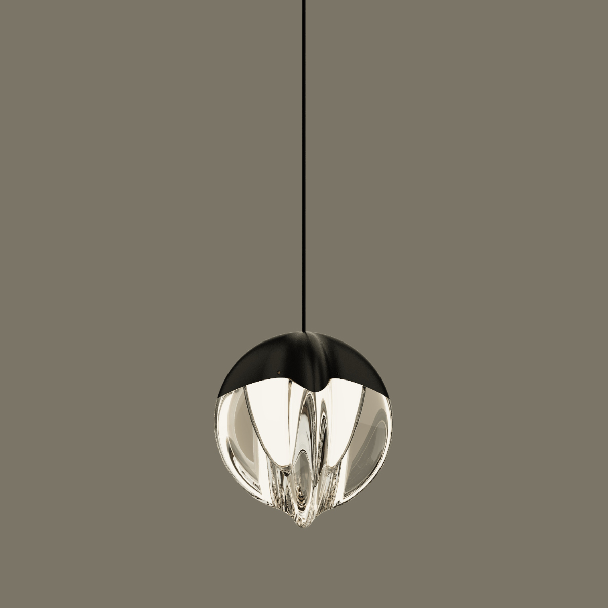 Подвесной светильник Delight Collection MD24001033-1A black/clear в Санкт-Петербурге