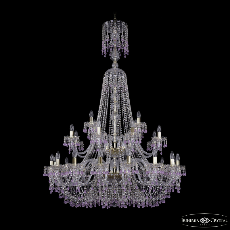Подвесная люстра Bohemia Ivele Crystal 1410/16+8+4/400/XL-162/2d G V7010 в Санкт-Петербурге