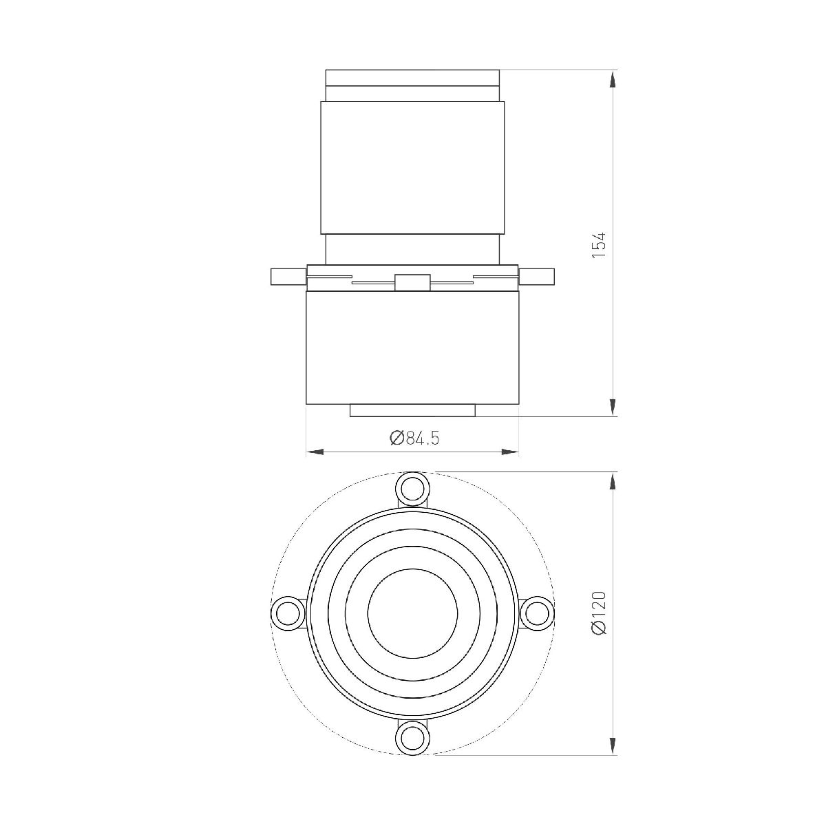 Насадка кадрирующая Arlight LGD-CROPLENS-R85 (BK) 046746 в Санкт-Петербурге