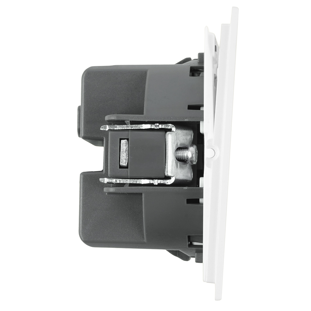 Выключатель 1-клавишный самовозвратный (механизм) Stekker Мия 250В 10А RSW10-3112-01 белая магнолия 50572 в Санкт-Петербурге