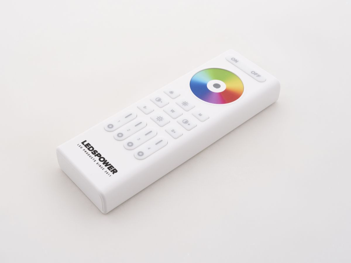Пульт LEDS POWER RGB/RGBW/RGBCCT на 4 зоны RC03RF белый 006543 в Санкт-Петербурге