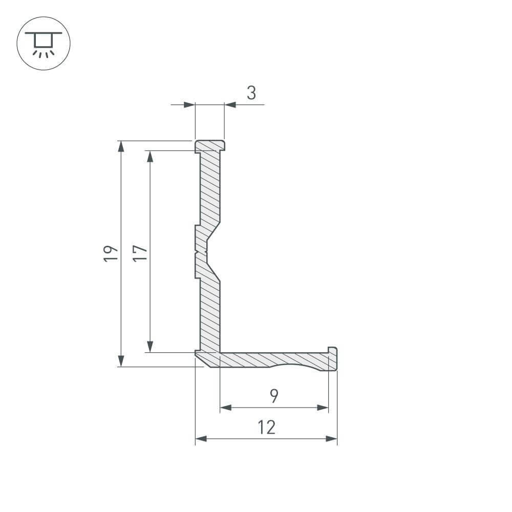 Профиль Arlight ALM-BASE 026691 в Санкт-Петербурге