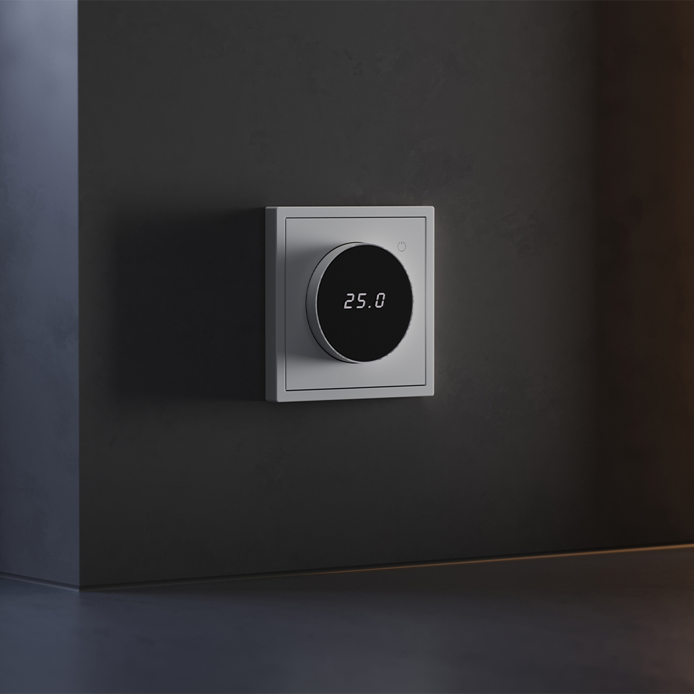 Терморегулятор электронный Voltum S70 с индикацией и датчиком, для теплого пола, (серый) VLS070116 в #REGION_NAME_DECLINE_PP#