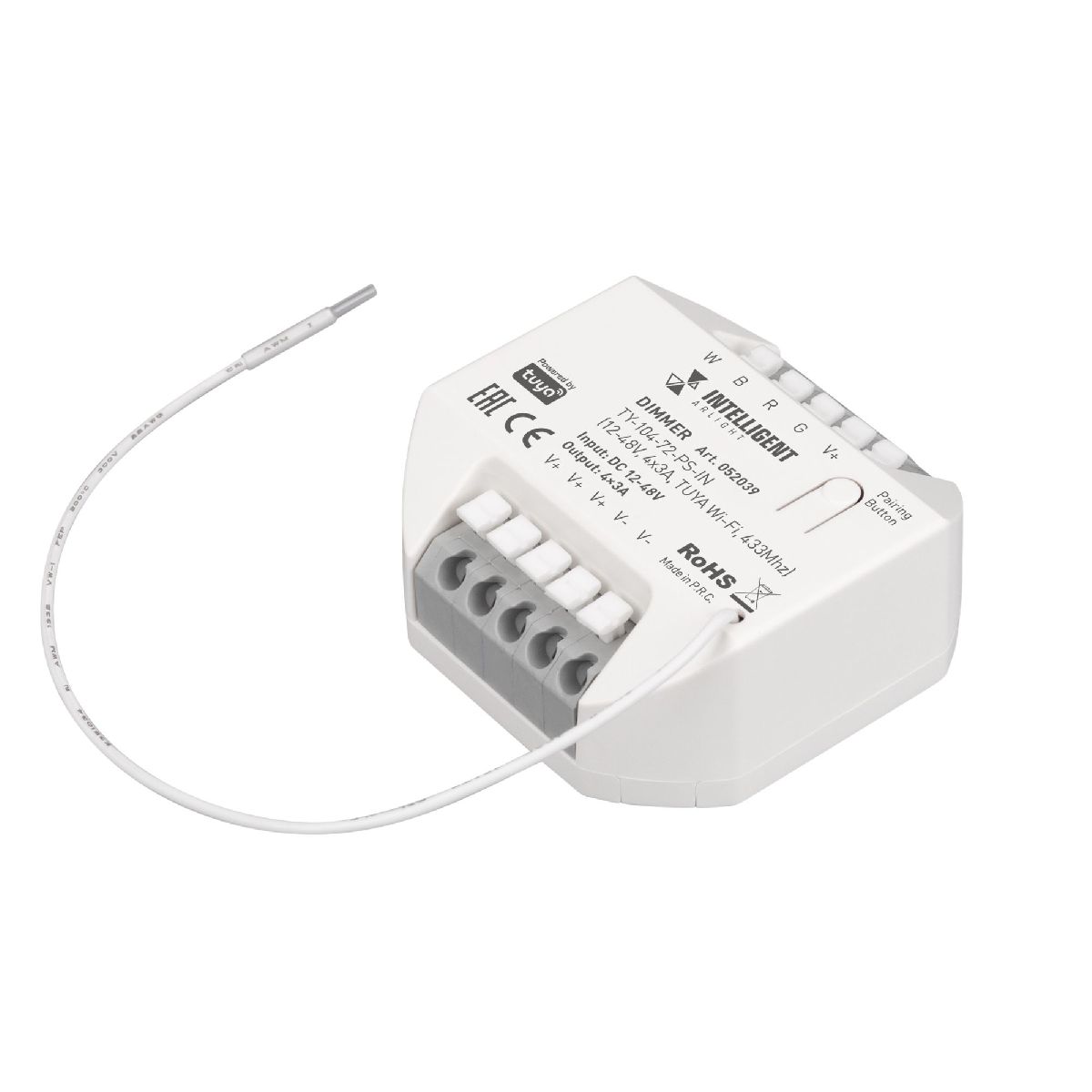 Диммер Arlight TY-104-72-PS-IN (12-48V, 4x3A, TUYA Wi-Fi, 433Mhz) 052039 в Санкт-Петербурге