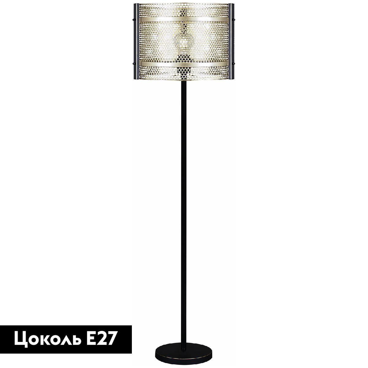 Торшер Illumico IL1003-1F-05 BK GD в Санкт-Петербурге