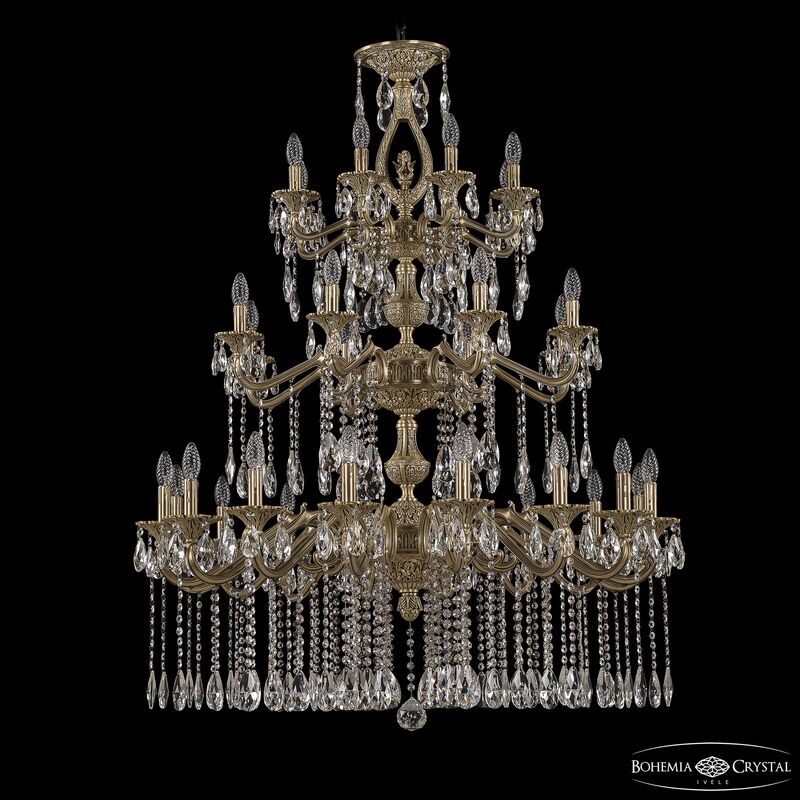 Подвесная люстра Bohemia Ivele Crystal Verona 72402/16+8+8/360/3d A FP FA2B в Санкт-Петербурге