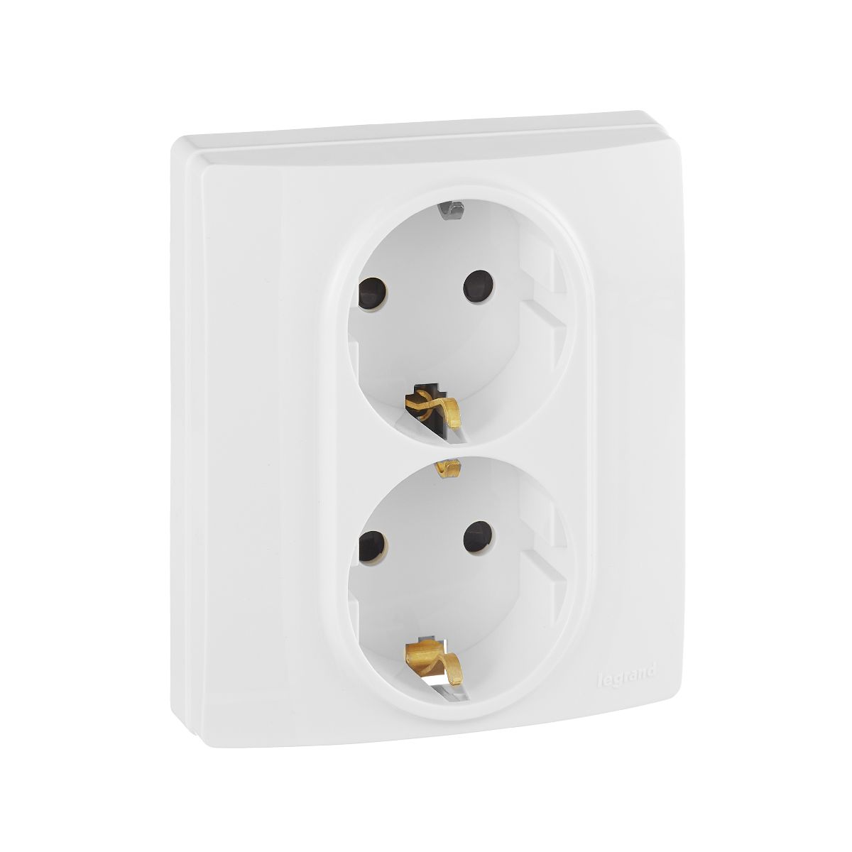 Розетка двойная с/з со шторками Legrand Inspiria 673755 в Санкт-Петербурге