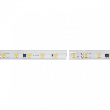 Светодиодная влагозащищенная лента Arlight 8W/m 54LED/m 5060SMD теплый белый 10M 029402(2) в Санкт-Петербурге