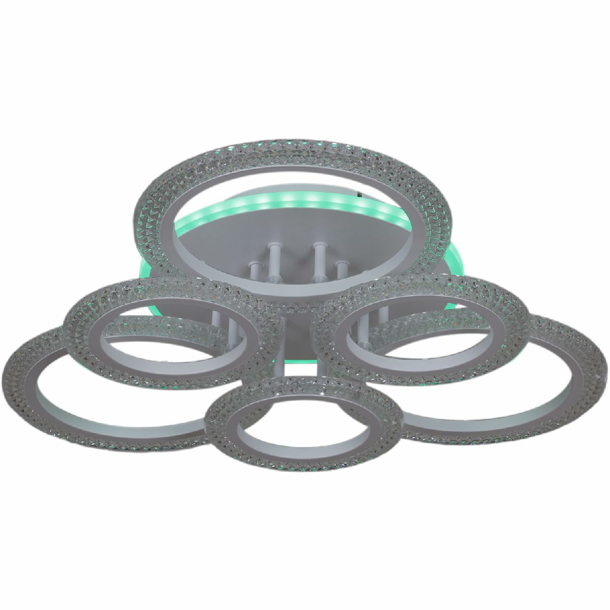 Потолочная люстра Reluce 08488-0.3-3+3CRGB WH(RGB) в Санкт-Петербурге