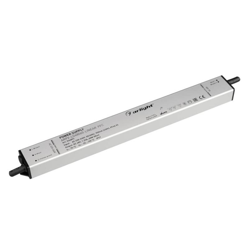 Блок питания Arlight ARPV-LG48060-Linear-PFC (48V, 1.25A, 60W) 034893 в Санкт-Петербурге