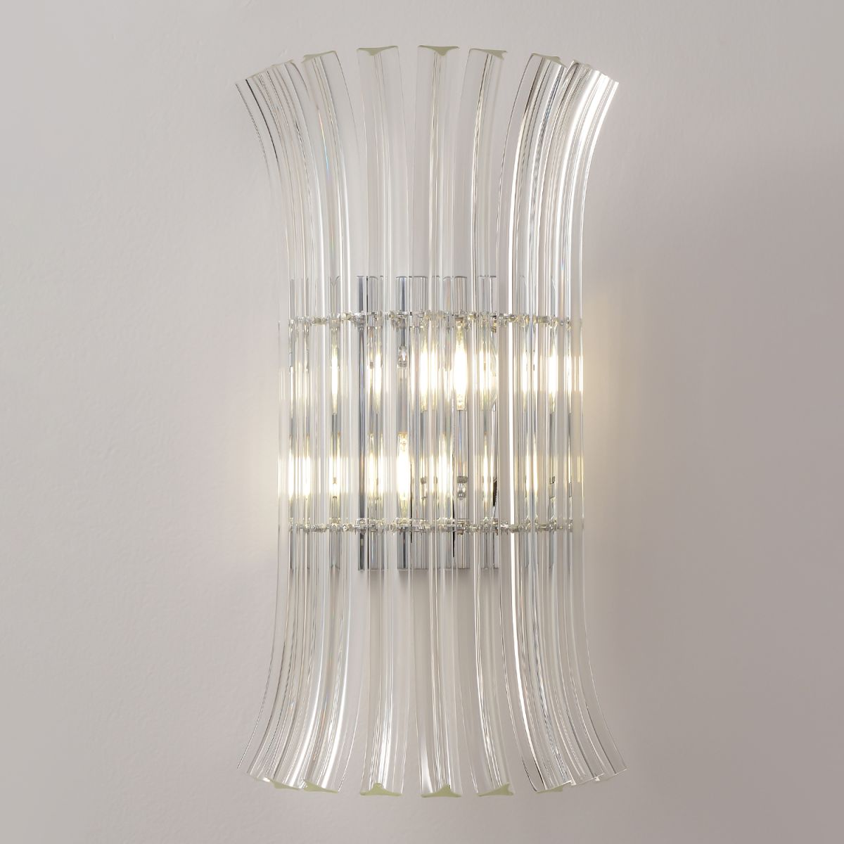 Настенный светильник Crystal Lux CASCADA AP2 CHROME в Санкт-Петербурге