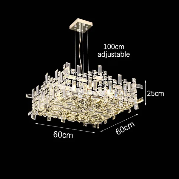 Подвесная люстра Delight Collection P7838-W60 chrome в Санкт-Петербурге