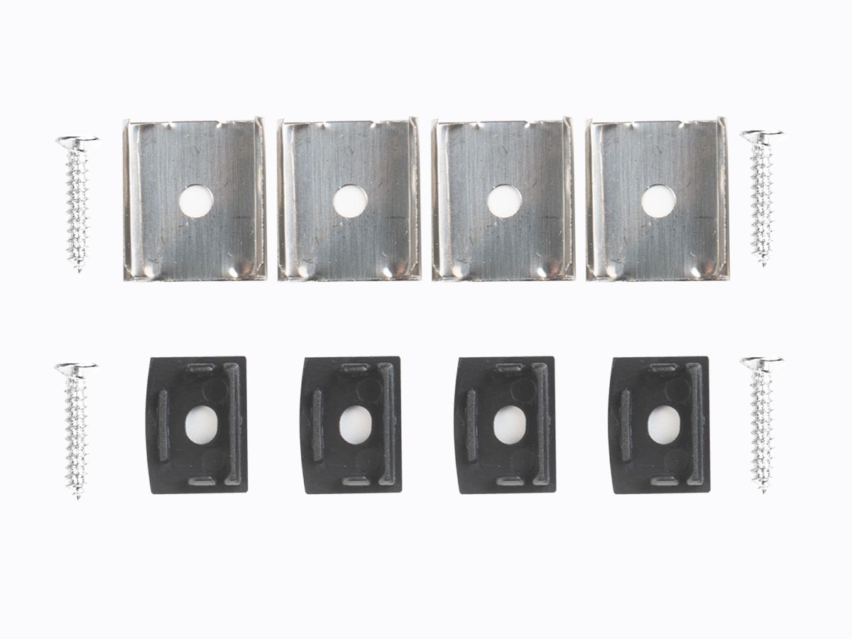 Профиль накладной LEDS POWER СПН1712 алюм. черный с призм.рассеивателем 2м 008448 в Санкт-Петербурге