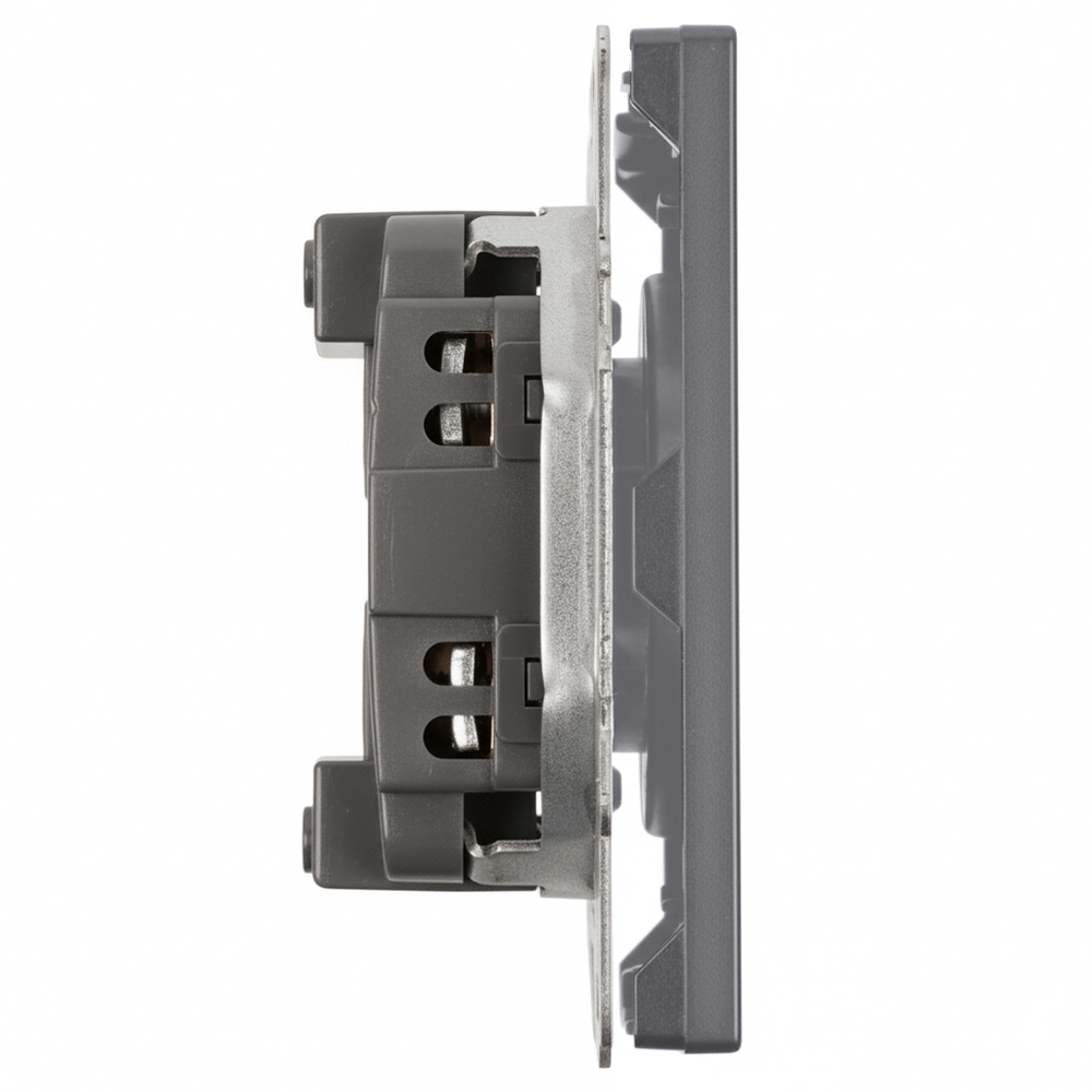 Розетка 1-местная с з/ш б/з (механизм) СЗК Stekker Эмили 250В 16А RST16-5109-10ZK платиново-серый soft touch 50242 в Санкт-Петербурге