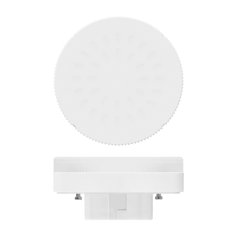 Лампа светодиодная (UL-00001670) Uniel GX53 6W 3000K матовая LED-GX53-6W/WW/GX53/FR PLZ01WH в #REGION_NAME_DECLINE_PP#