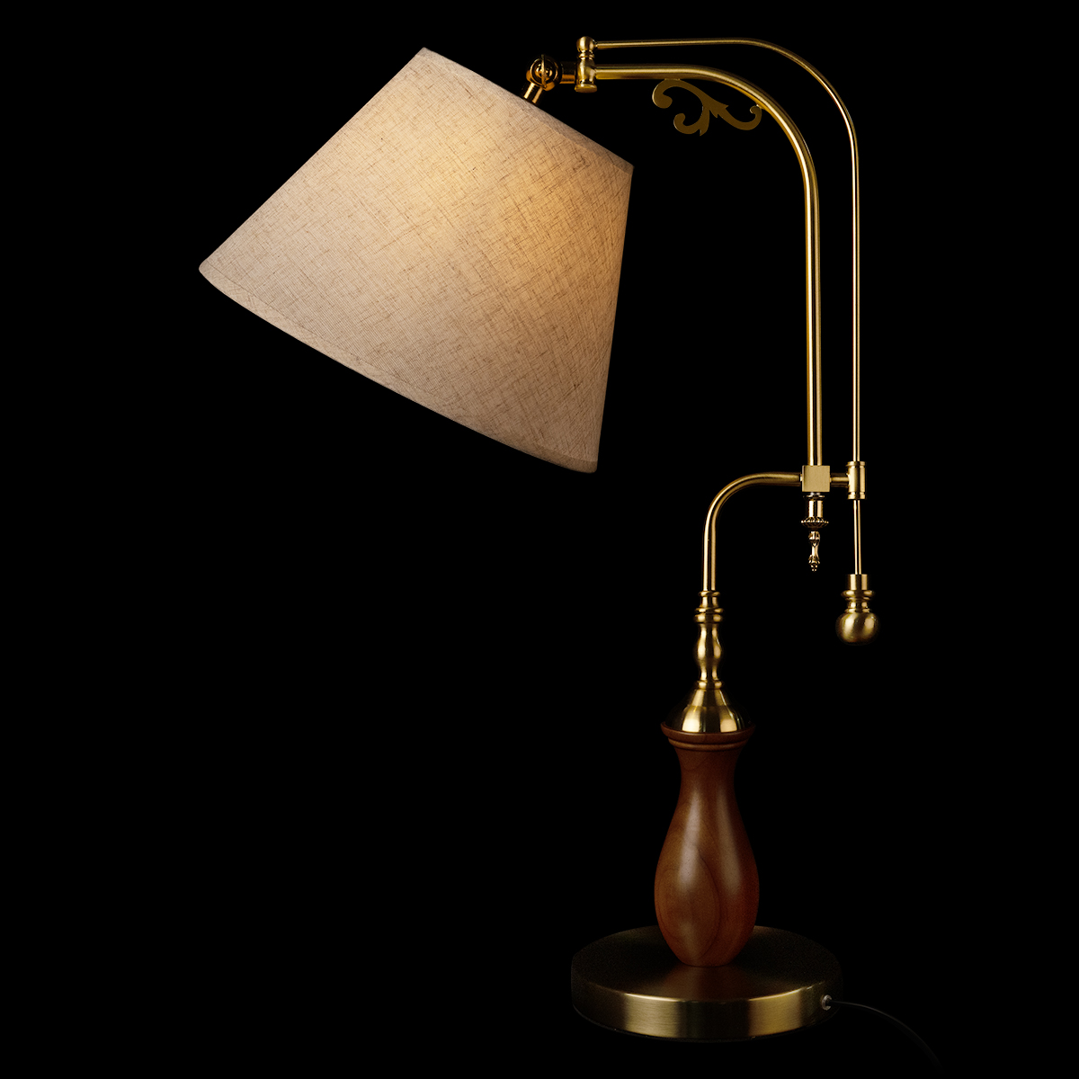 Настольная лампа Loft IT Elaine 10569T Dark wood в #REGION_NAME_DECLINE_PP#