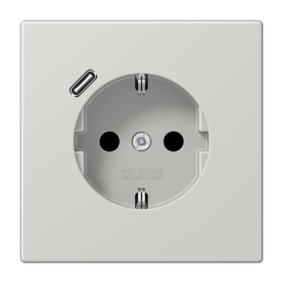 Розетка 2K+З USB Typ C Jung LS1520-18CLG в Санкт-Петербурге