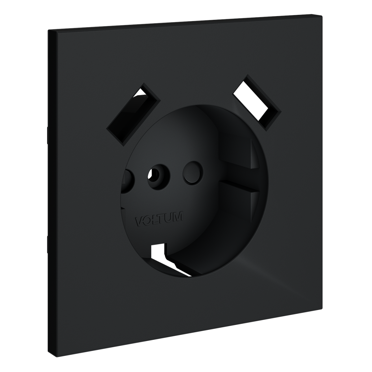 Накладка для розетки с заземлением и защитными шторками, с USB A+A Voltum S70 (графит) VLS000907 в Санкт-Петербурге